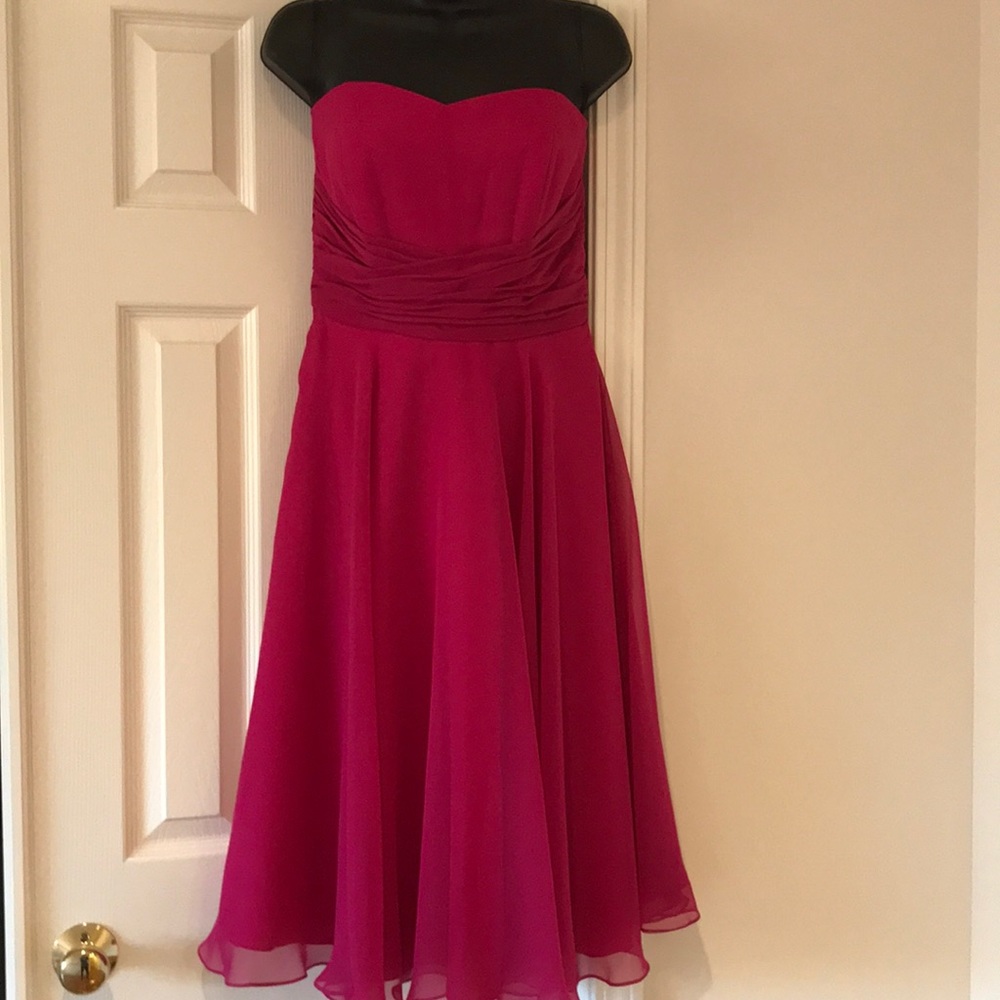 Prom/Formal Fuschia dress by Eden Maids